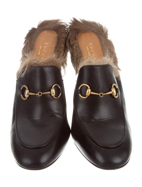 fur mules gucci dupe|gucci princetown mules on sale.